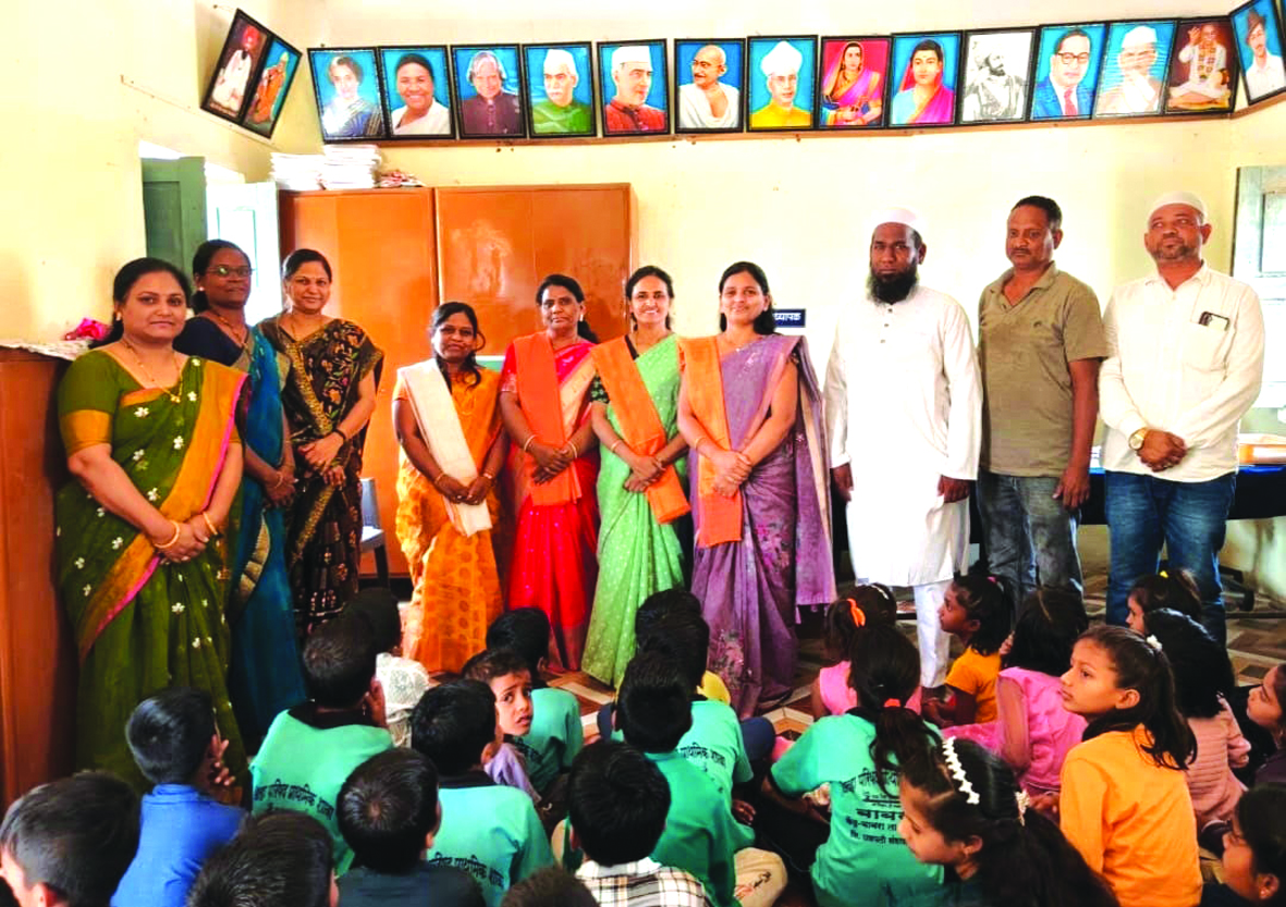 बाबरा जिल्हा परिषद केंद्रीय प्राथमिक शाळेत निरोप समारंभ