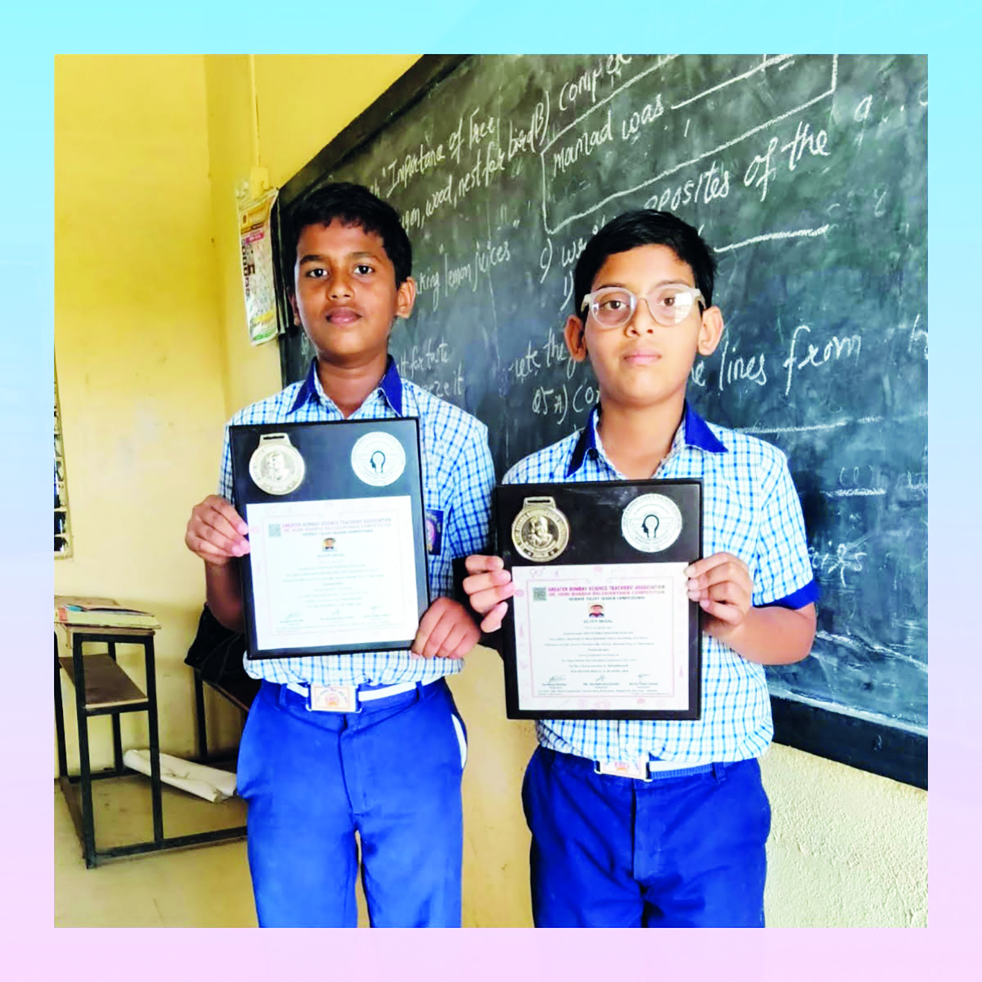 होमी भाभा बाल वैज्ञानिक स्पर्धेत आर्य चाणक्यचे नेत्रदीपक यश