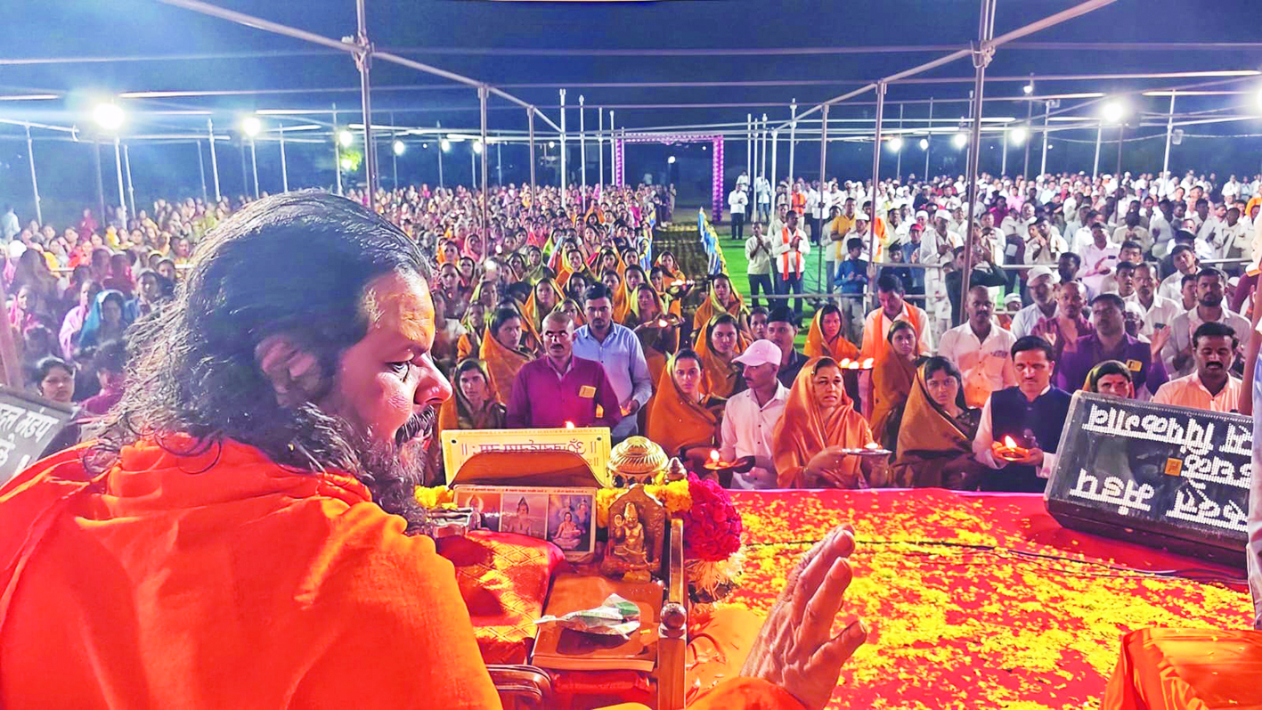 बाभुळगाव नांगरे येथे महाशिवपुराण कथेला प्रारंभ