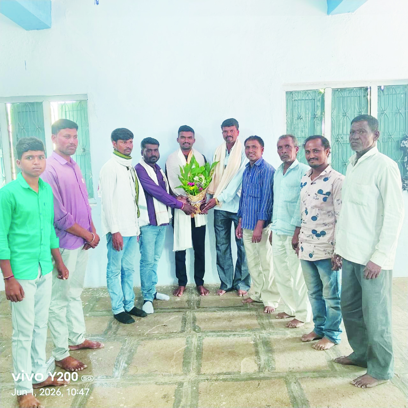 हर्षल साळवे यांची सैन्य दलात निवडीचे स्वागत